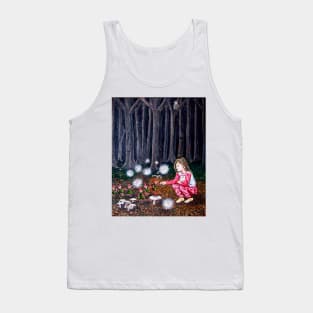 LAURA'S MAGIC SHOES TAKE HER TO BURSTED WOODS TO MEET THE PIXIES AND FARIES Tank Top